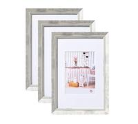 walther design Chalet EL030W3 - Marco de fotos (20 x 30 cm, 3 unidades), color blanco
