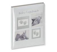 walther design Diario blanco con relieve, Baby Little Foot TB-172