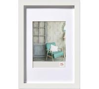 walther design EA824W Stockholm Marco de fotos de madera de 18 x 24 cm, color blanco