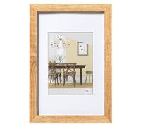 walther design EFX040E Fiorito Marco de madera Cristal artístico, 30x40 cm, roble claro