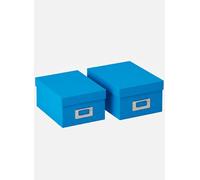 walther design FB-115-DU - Caja de almacenaje (2 unidades, 2 unidades), color azul