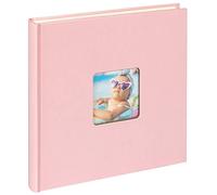 walther design Fun FA-205-BR Álbum de fotos rosa de 26 x 25 cm con cubierta recortada