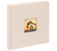 walther design Fun FA-205-W Álbum de fotos beis claro (chamois) de 26 x 25 cm con cubierta recortada