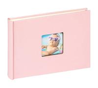walther design Fun FA-207-BR Álbum de fotos rosa de 22 x 16 cm con cubierta recortada