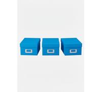 walther design Fun FB-115-U3 - Cajas de almacenamiento, color azul océano, paquete de 3 (3 cajas)