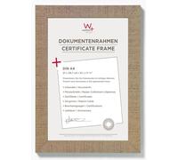 walther design Marco de fotos beige 21 x 29,7 cm (DIN A4) Home Marco de madera HO130C