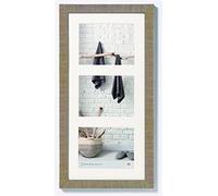 walther design Marco de Fotos Beige 3X 13x18 cm galería con passepartout, Marco de Madera Home HO338C