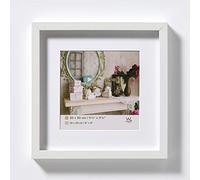 walther design Marco de Fotos Blanco 40 x 40 cm con passepartout, Marco de Madera Stockholm EA444W