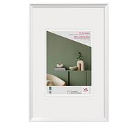 walther design Marco de fotos blanco 50 x 70 cm con cristal artístico, Marco de plástico Desire DEX070W