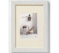 walther design Marco de fotos blanco polar 20 x 30 cm con passepartout, Marco de madera Home HO030V