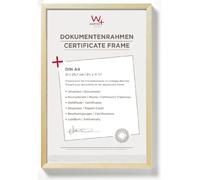 Walther Design-Walther Marco de Fotos, Aluminio, Dorado, 21 x 29.7 cm (DIN A4)