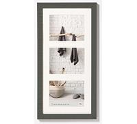 Walther Design Home Marco de Fotos de Madera, Gris, 3 unidades de 15 x 20 cm