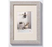 walther design Marco de fotos gris claro 20 x 30 cm con passepartout, Marco de madera Home HO030X