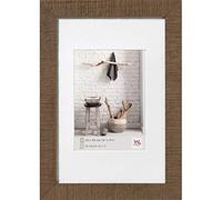 walther design Marco de fotos marrón 10 x 15 cm con passepartout, Marco de madera Home HO015P