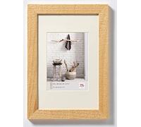 walther design Marco de fotos natural 30 x 40 cm con passepartout, Marco de madera Home HO040H