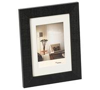 walther design Marco de Fotos Negro 20 x 20 cm con passepartout, Marco de Madera Home HO220B