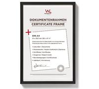 Walther Design-Walther Home Marco de Fotos, Madera, Negro, 21 x 29.7 cm (DIN A4)