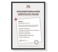 walther design Marco de fotos negro 21 x 29,7 cm (DIN A4) Marco de plástico New Lifestyle KV130B