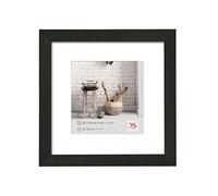 Walther Design Marco de madera Home HO330B Negro 30 x 30 cm con passepartout
