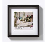 walther design Marco de fotos negro 30 x 30 cm con passepartout, Marco de madera Stockholm EA339B