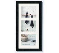 Walther Design-Walther, Home, Marco Multifoto De Madera Para 3 Fotos, HO352B, 3 x 15 x 20 cm , Negro