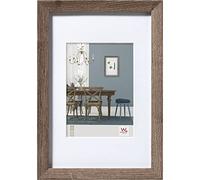 walther design Marco de fotos nogal 30 x 45 cm con paspartú, Marco de madera Fiorito EF045N