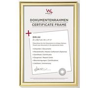 walther design Marco de Fotos Oro 21 x 29,7 cm (DIN A4) Marco de plástico Trendstyle KP130G