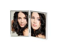 Walther Design – marco de fotos doble Chloe WD215S – 2 x 10 x 15 cm – plateado