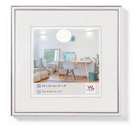 walther design Marco de fotos plata 30 x 30 cm Marco de plástico New Lifestyle KV330S