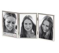 Walther Design WD338S Chloe, marco triple 3 x 13 x 18 cm, Plateado