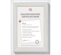 walther design Marco de fotos polar blanco 21 x 29,7 cm (DIN A4) Home Marco de madera HO130V