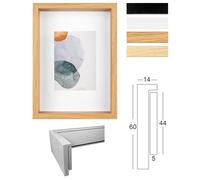 walther design Marco de fotos roble 40 x 40 cm Marco de madera FSC Shape HNX440E