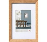 walther design Marco de fotos roble claro 18 x 24 cm con paspartú, Marco de madera Fiorito EF824E