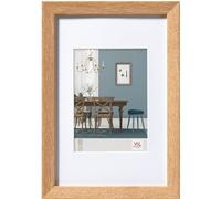walther design Marco de fotos roble claro 30 x 45 cm con paspartú, Marco de madera Fiorito EF045E