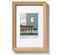 walther design Marco de fotos roble claro 50 x 60 cm con paspartú, Marco de madera Fiorito EF060E