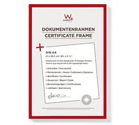walther design Marco de fotos rojo 21 x 29,7 cm (DIN A4) Marco de plástico New Lifestyle KV130R