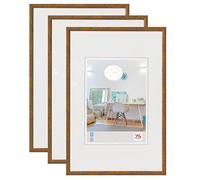 walther design Marco de fotos taupe 20 x 30 cm Pack de 3, New Lifestyle Marco de plástico KV030X3