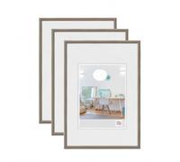Walther Design New Lifestyle KV045D3 - Marco de Fotos (Acero, 30 x 45 cm, 3 Unidades)