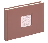 walther design serie Fun FA-207-MM - Álbum de fotos, 22 x 16 cm, color moca (mocha mousse)