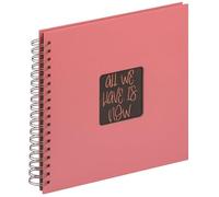 walther design serie Fun SA-108-LC - Álbum de espiral, 26 x 25 cm, color coral (Living Coralle)