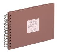 walther design serie Fun SA-109-MM - Álbum de espiral, 23 x 17 cm, color moca (mocha mousse)