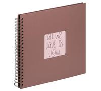walther design serie Fun SA-110-MM - Álbum de espiral, 30 x 30 cm, color moca (mocha mousse)