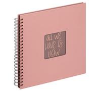 walther design serie Fun SA-110-PF - Álbum de espiral, 30 x 30 cm, color melocotón (peach Fuzz)