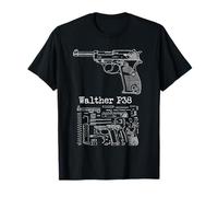 Walther P38 antiguo vintage de la Segunda Guerra Mundial para coleccionista de armas Camiseta