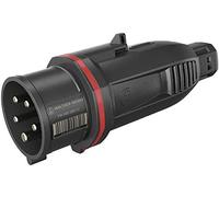 Walther Werke 1345139 FW210506CC CEE Conector 16 A 5 polos 400 V 1 unidad, negro, rojo