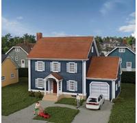 Walthers 933-4153 - Maqueta de casa Colonial, Multicolor