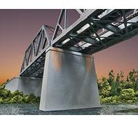 Walthers Cornerstone 933-4552 - Juego de 2 muelles de hormigón para Puente ferroviario de Doble vía