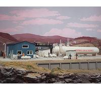 Walthers Cornerstone Escala N Kit Construcción Central Gas