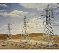 Walthers Cornerstone HO Scale Transmission Towers Structure Kit (Set of 4)