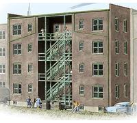 Walthers Cornerstone Series174 N Scales - Kit de construcción de Fondo para terraza Parkview Toscana con Ribete Verde Oscuro 4-5/8 x 3-1/2 x 1-3/8 Pulgadas